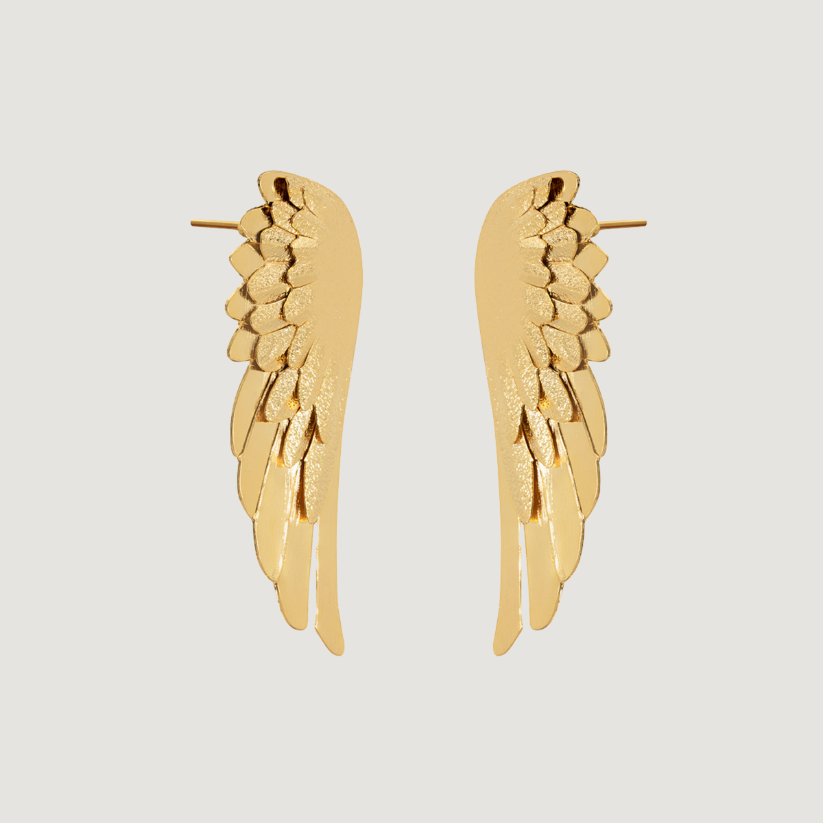 Golden Angel Wing Earrings
