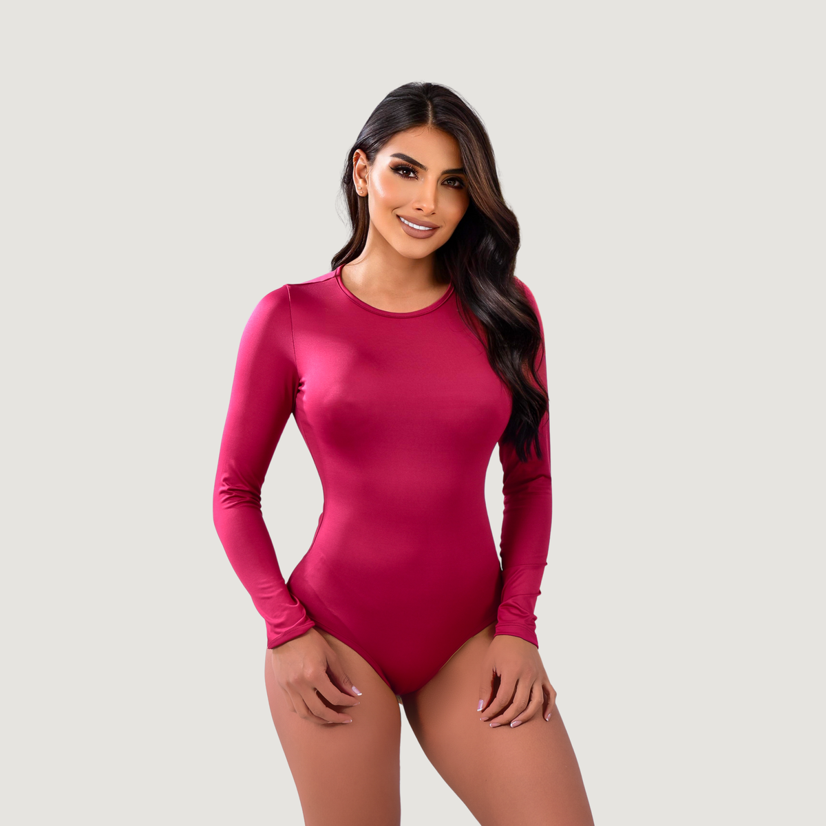 Long Sleeve Bodysuit - Essential Bodysuit - Saida Fashion 