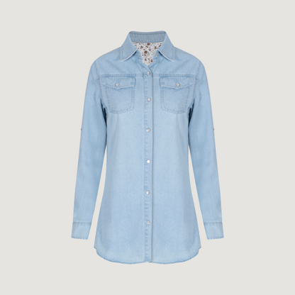 Camisa vaquera relajada