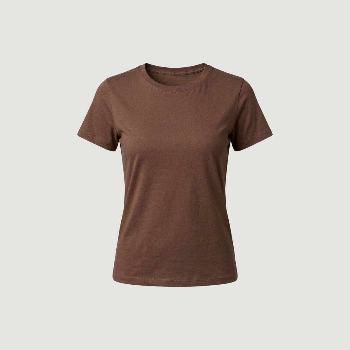 Basic Tee Short Sleeve Crew Neck Top with a Soft and Versatile Fit.