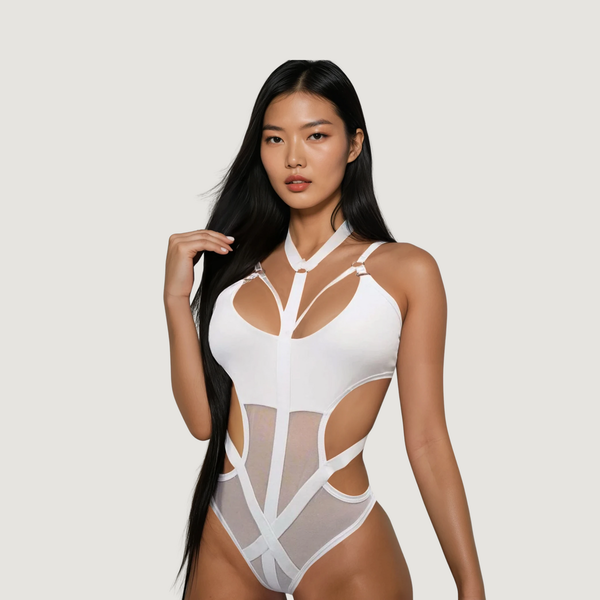 Womens Lingerie with Sexy Fishnet..