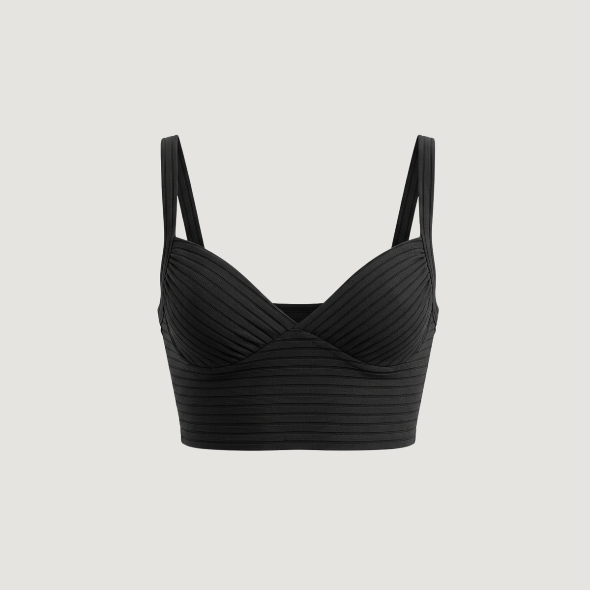 Low-Cut Tank Top with Thick Straps..