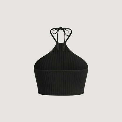 Tank Top with Adjustable Neck Ties..