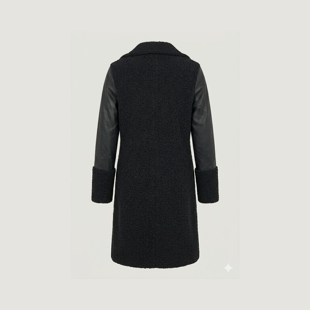 Women’s Black Coats with Stretch Fabric