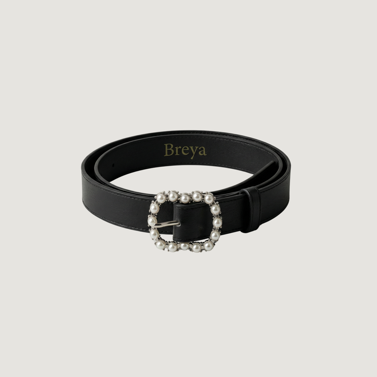 Chic Pearl Buckle Women’s Belt