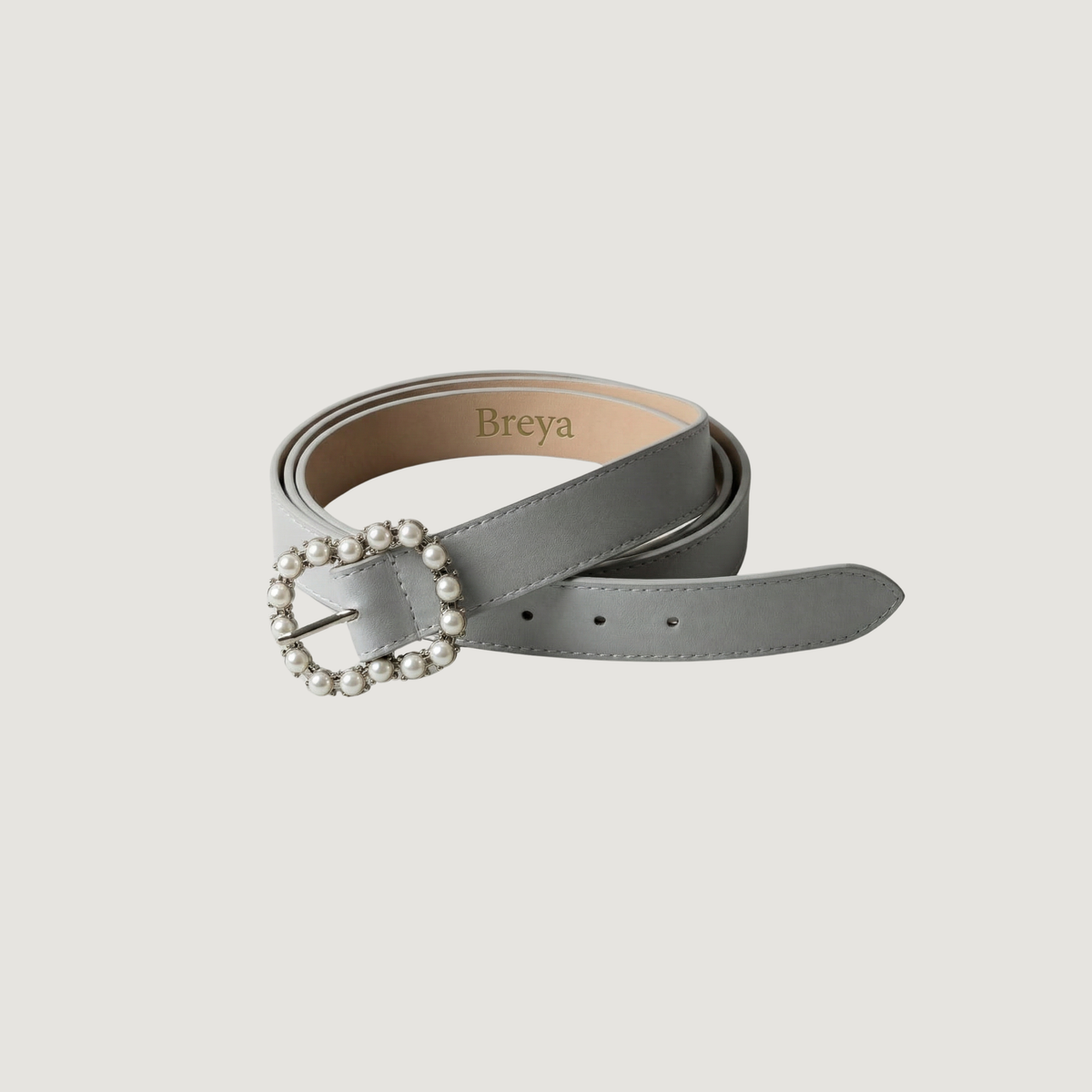 Chic Pearl Buckle Women’s Belt