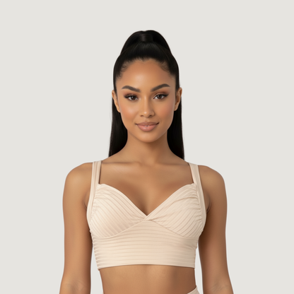 Low-Cut Tank Top with Thick Straps..