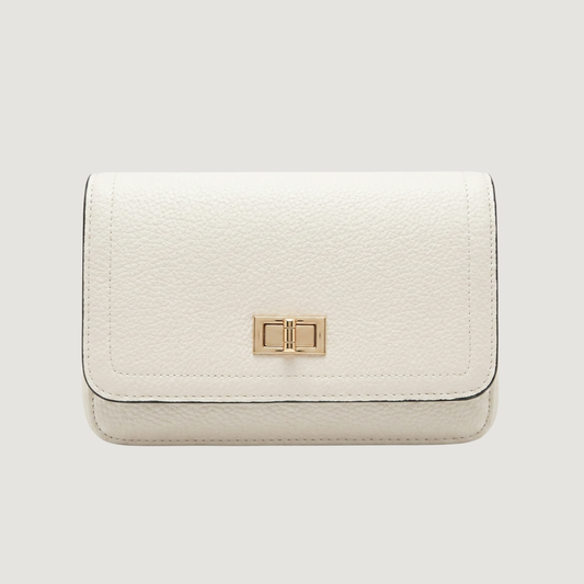 Ivory Handbag with Matching Wallet