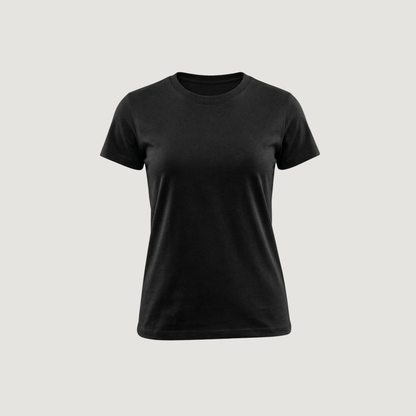 Camiseta de algodón elástico y de corte relajado