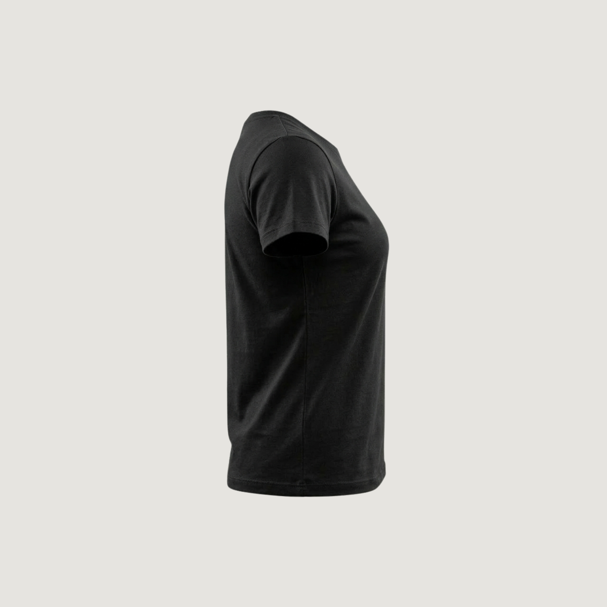 Camiseta de algodón elástico y de corte relajado