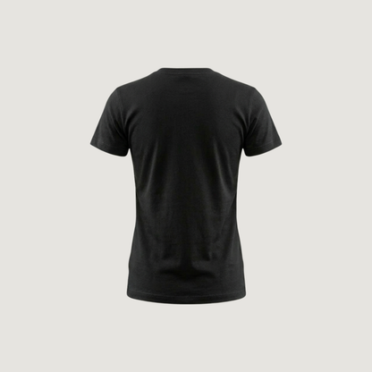 Camiseta de algodón elástico y de corte relajado